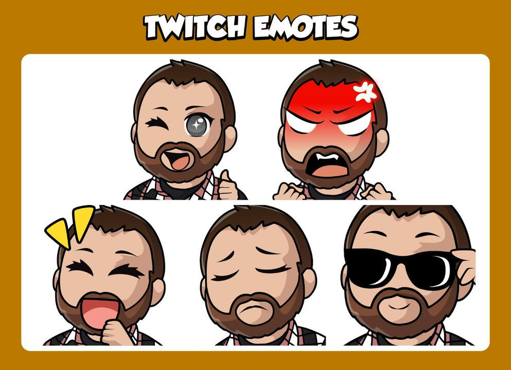 Custom emotes so good even the rage one looks handsome 🤣